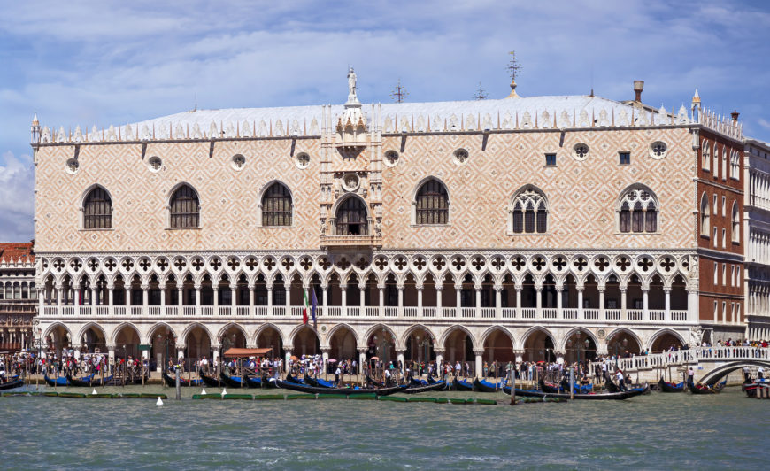 Palazzo Ducale, 1340 and after, Venice (photo: Didier Descouens, CC BY-SA 4.0)