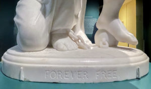 Edmonia Lewis, Forever Free, 1867. Marble, Howard University Gallery of Art, Washington, D.C., photo Olivia Chiang