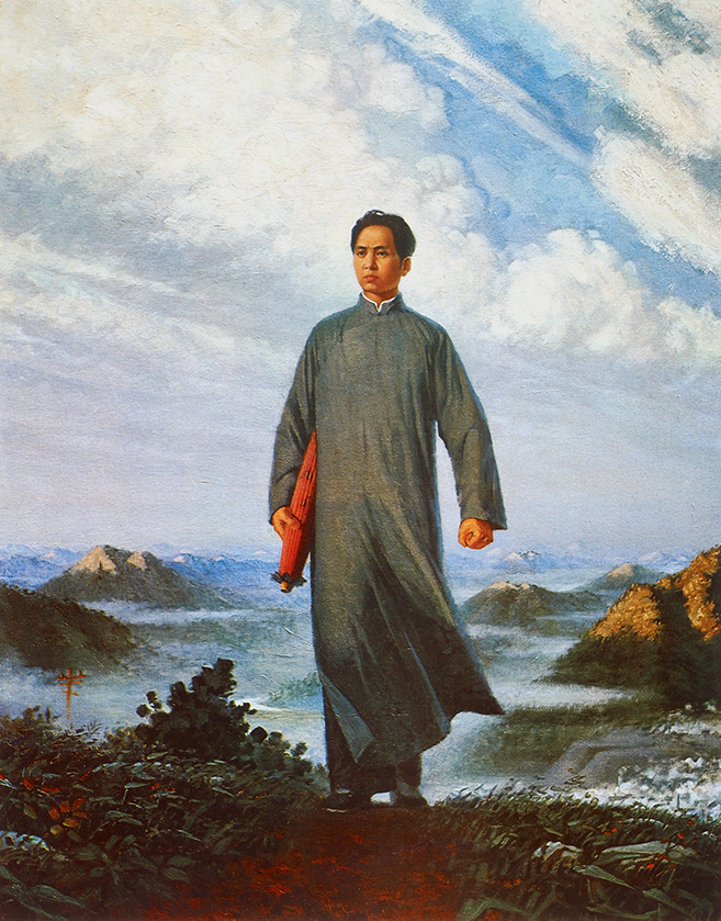 Liu Chunhua, Chairman Mao en Route to Anyuan, 1967, oil on canvas, 220 x 180 cm