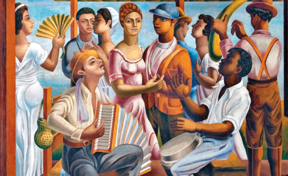 Jaime Colson, Merengue, 1938, oil on canvas, 52 x 68 cm (Museo Bellapart, Santo Domingo)