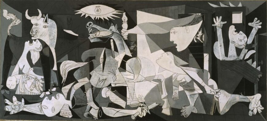 Pablo Picasso, Guernica, 1937, oil on canvas, 349 cm x 776 cm (Museo Nacional Centro de Arte Reina Sofía)