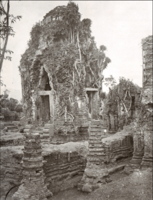 Đồng Dương temple complex, 9th century C.E., Vietnam, photograph taken c. 1942