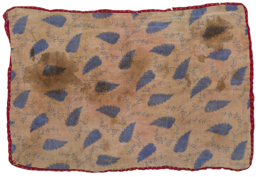 Printed household textile, 20th century (Gujarat/Rajasthan, India), cotton, 37.5 x 25.5 cm (Museum of Art and Photography, Bengaluru)