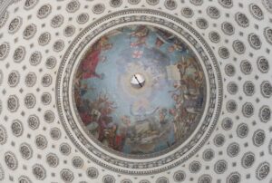 Antoine-Jean Gros, The Apotheosis of Saint Genevieve, 1811, dome, Jacques-Germain Soufflot, Church of Ste-Geneviève (now Le Panthéon) 1755–90, Paris, France (photo: xiquinhosilva, CC BY 2.0)