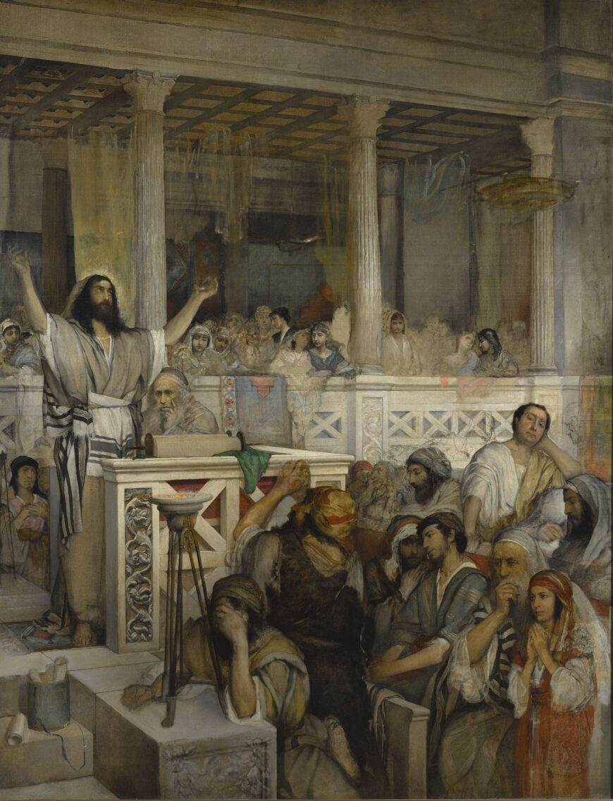 Maurycy Gottlieb, Christ Teaching at Capernaum, 1878–79, 209 x 271.5 cm (National Museum, Warsaw)