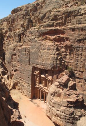 So-called Treasury (Khazneh), Petra (Jordan), 2nd century C.E. (photo: Kyle Simourd, CC BY 2.0)