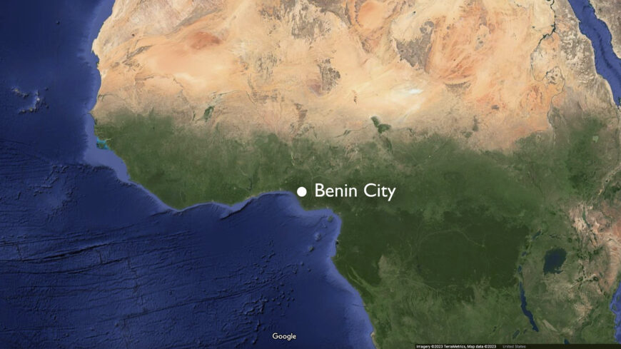 Benin City map (underlying map © Google)