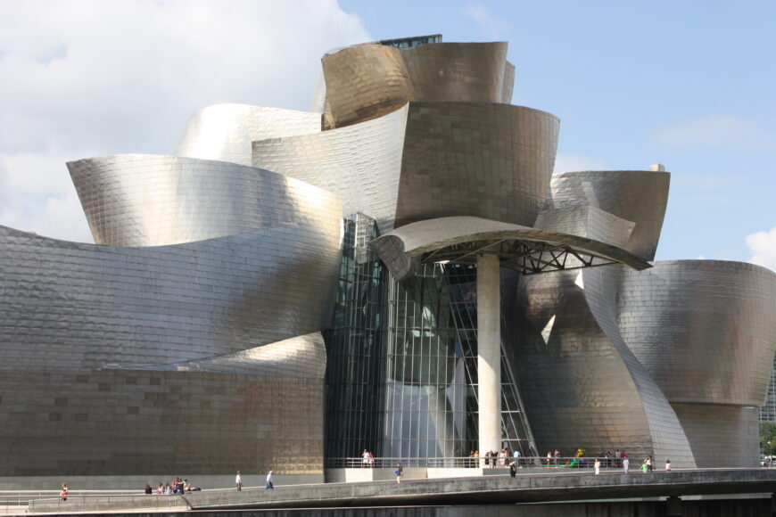 Frank Gehry, Guggenheim Museum Bilbao, 1993–97 (photo: Ardfern, CC BY-SA 3.0)