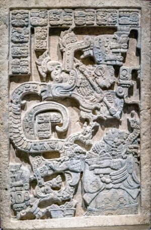 Lintel 25, Structure 23, Yaxchilán (Maya) (© The Trustees of the British Museum, London; photo: Steven Zucker, CC BY-NC-SA 2.0) (view a diagram of this lintel)