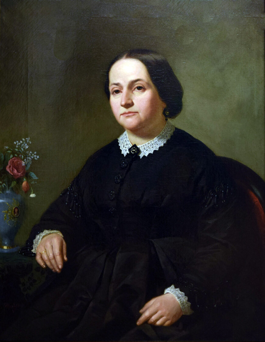 Henry Mosler, Therese Bloch Wise, 1867, oil on canvas (Cincinnati Skirball Museum)