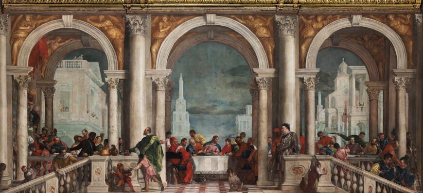 Paolo Veronese, Feast in the House of Levi, 1573, oil on canvas,  560 x 1309 cm (Accademia, Venice)