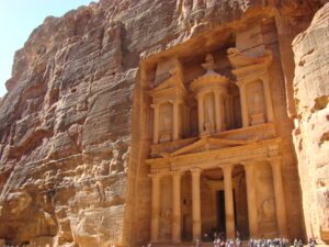 The so-called Treasury (Khazneh), Petra (Jordan), 2nd century C.E. (photo: Richard White, CC BY-NC-ND 2.0)