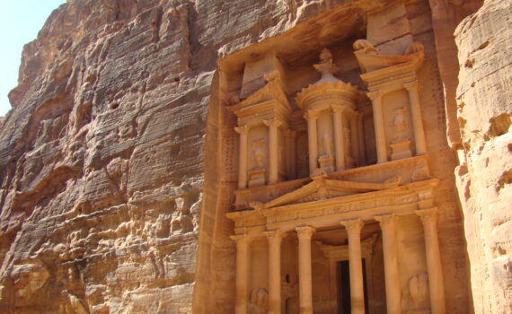 Petra: rock-cut façades