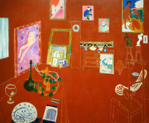 Henri Matisse, The Red Studio, 1911, oil on canvas, 181 x 219.1 cm (The Museum of Modern Art, New York; photo: Steven Zucker, CC BY-NC-SA 2.0)