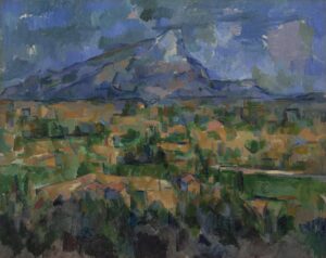 Paul Cézanne, Mont Sainte-Victoire, 1902–04, oil on canvas, 73 x 91.9 cm (Philadelphia Museum of Art)