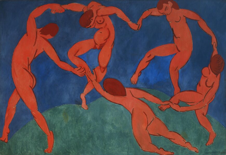 Henri Matisse, Dance, 1910, oil on canvas, 260 x 291 cm (The Hermitage, St. Petersburg)