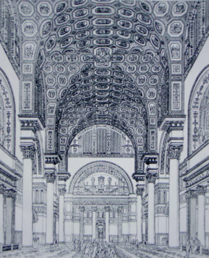 Reconstruction of the Baths of Caracalla (reconstructive drawing from 1899)