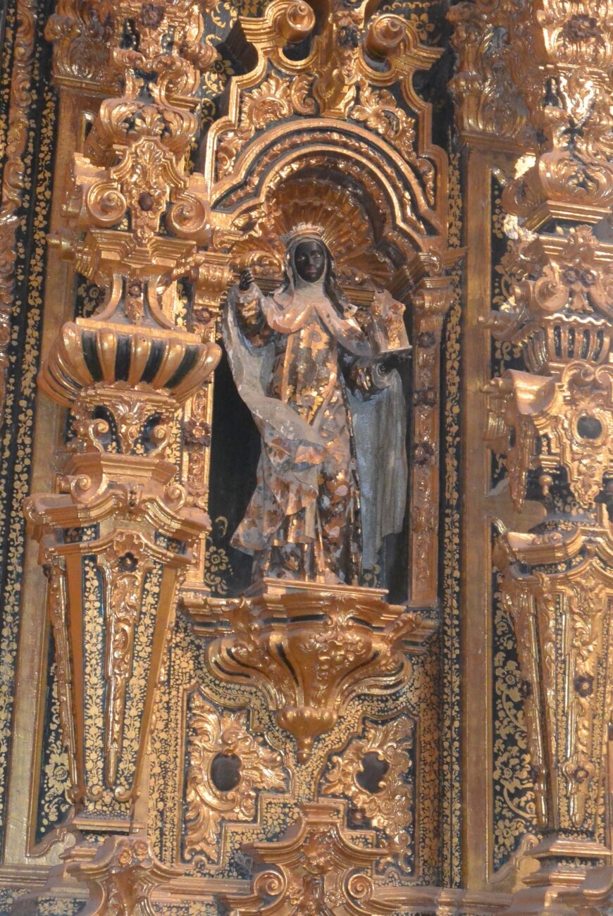 Sculpture of Saint Iphigenia, Iglesia del Carmen, Antequera (photo: Rafael Castañeda García)