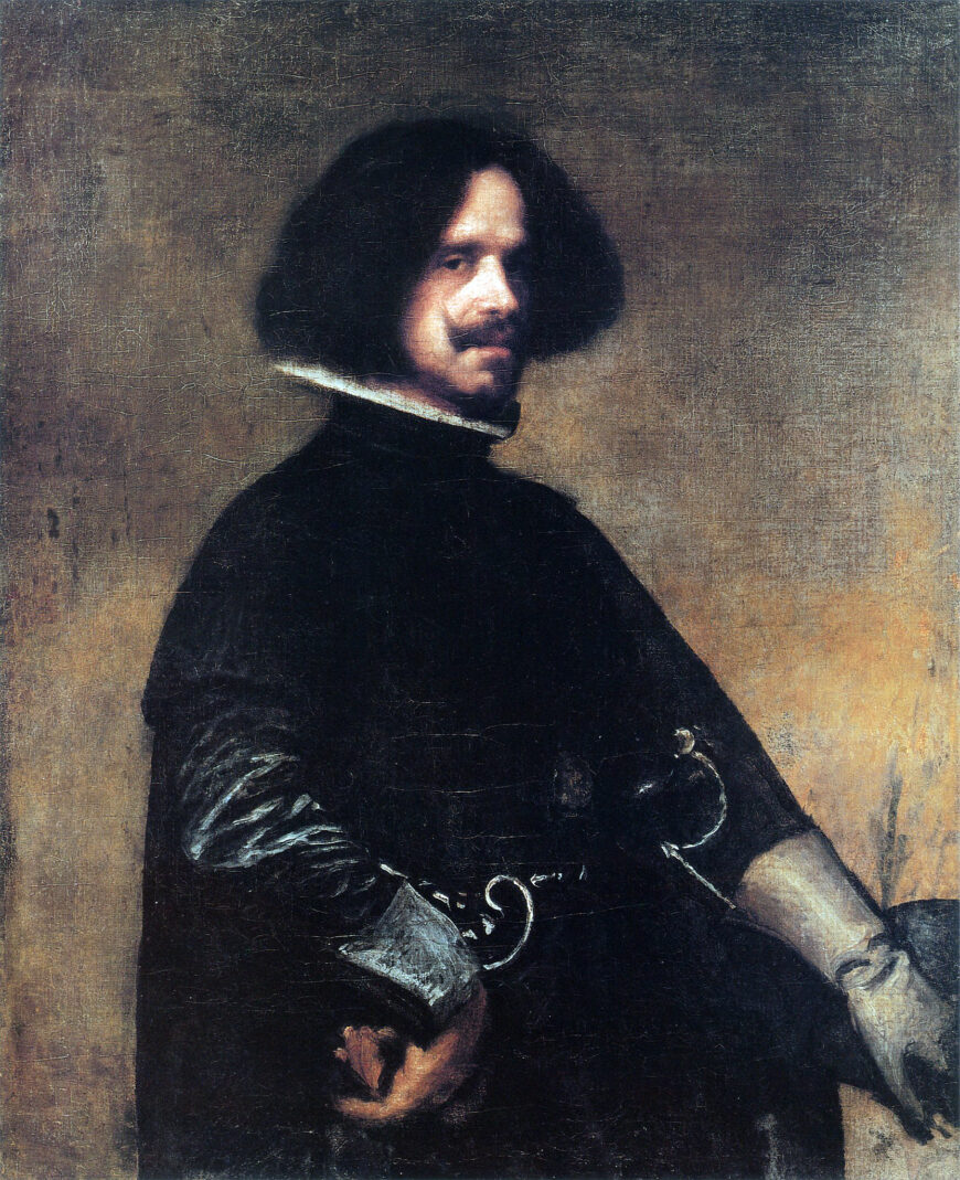 Diego Velázquez, Self-Portrait, 1645, oil on canvas, 103.5 x 82.5 cm (Galleria degli Uffizi, Florence)