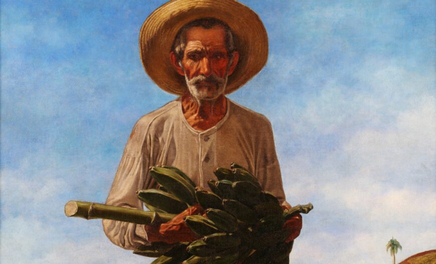 Jíbaro (detail), Ramón Frade, Our Daily Bread, 1905, oil on canvas (Instituto de Cultura Puertorriqueña, San Juan)