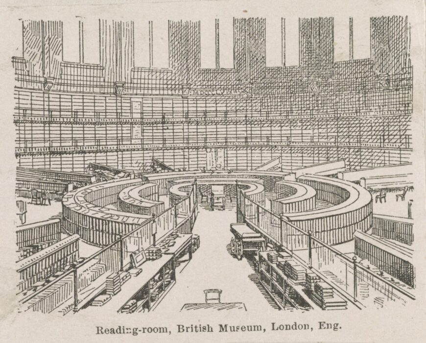 Sydney Smirke, The Reading Room, 1854–57, The British Museum, London (Library of Congress, Washington, D.C.)