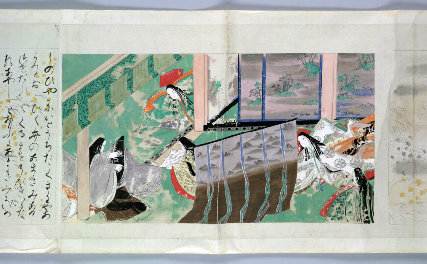 Modern copy of the Azuyama scene, 1911 (National Diet Library, Tokyo)