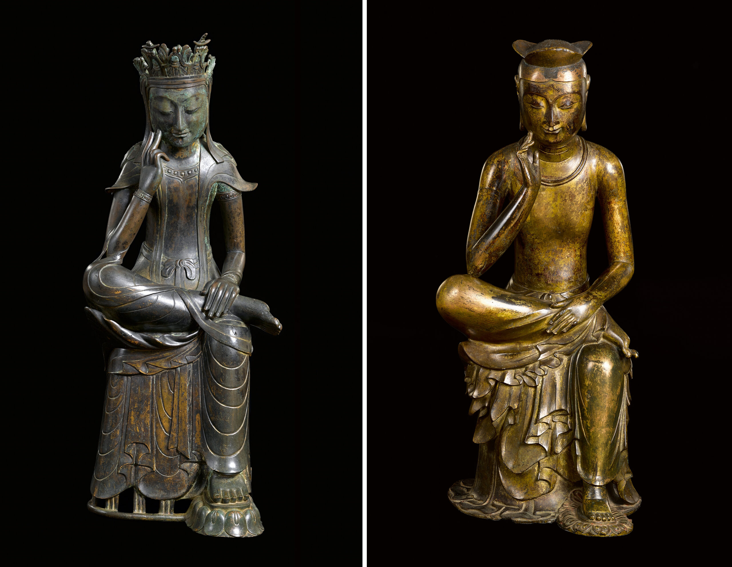 Smarthistory – Gilt-bronze pensive bodhisattva (National Treasure 78)