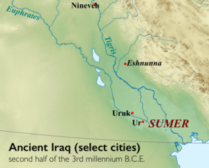 Ancient Iraq (select cities)second half of the 3rd millennium B.C.E.