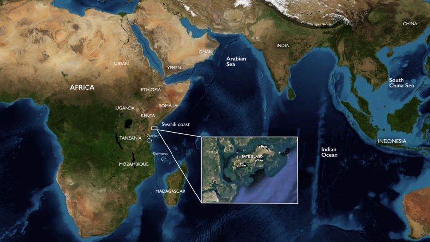 Pate Island and the Swahili Coast (underlying map © Google)