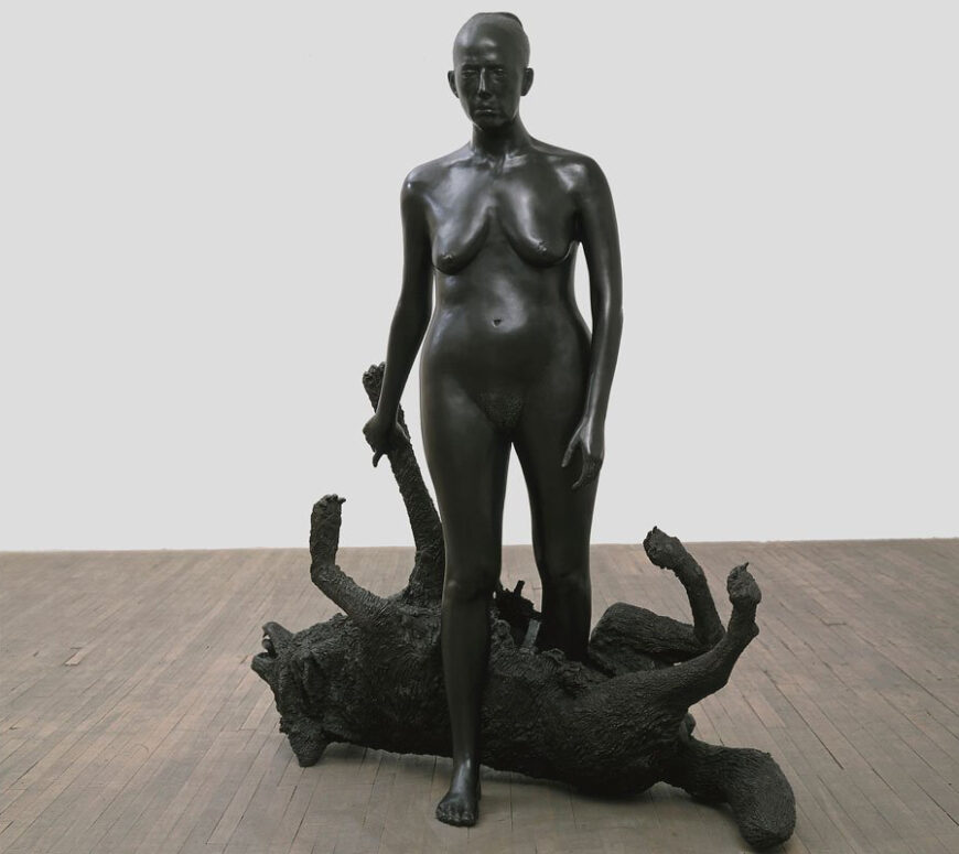 Kiki Smith, Rapture, 2001, bronze, 170.8 x 157.5 x 66.7 cm, edition of 3 © Kiki Smith