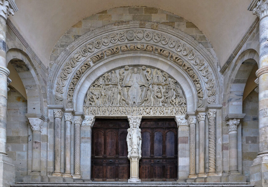 Portal, Cathedral of Saint Lazare, Autun, 12th century (photo: Patrick, CC BY-SA 2.0)