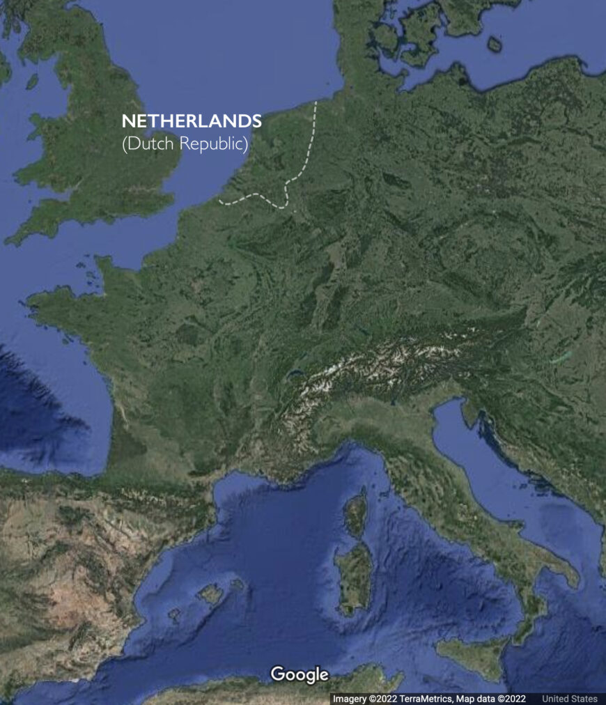 Netherlands (Dutch Republic) (underlying map © Google)
