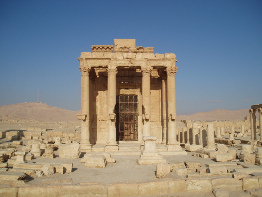 Temple of Baalshamin, 1st century C.E. (Palmyra—in modern Syria) (photo: E.jaser)