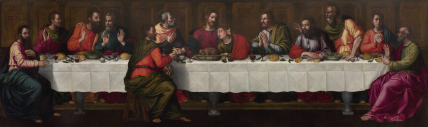 Plautilla Nelli, The Last Supper, c. 1568, oil on canvas, 200 x 700 cm (Santa Maria Novella Museum, Florence)
