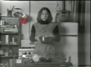 Still from Martha Rosler, Semiotics of the Kitchen, 1975, video, 6 minutes and 9 seconds © Martha Rosler
