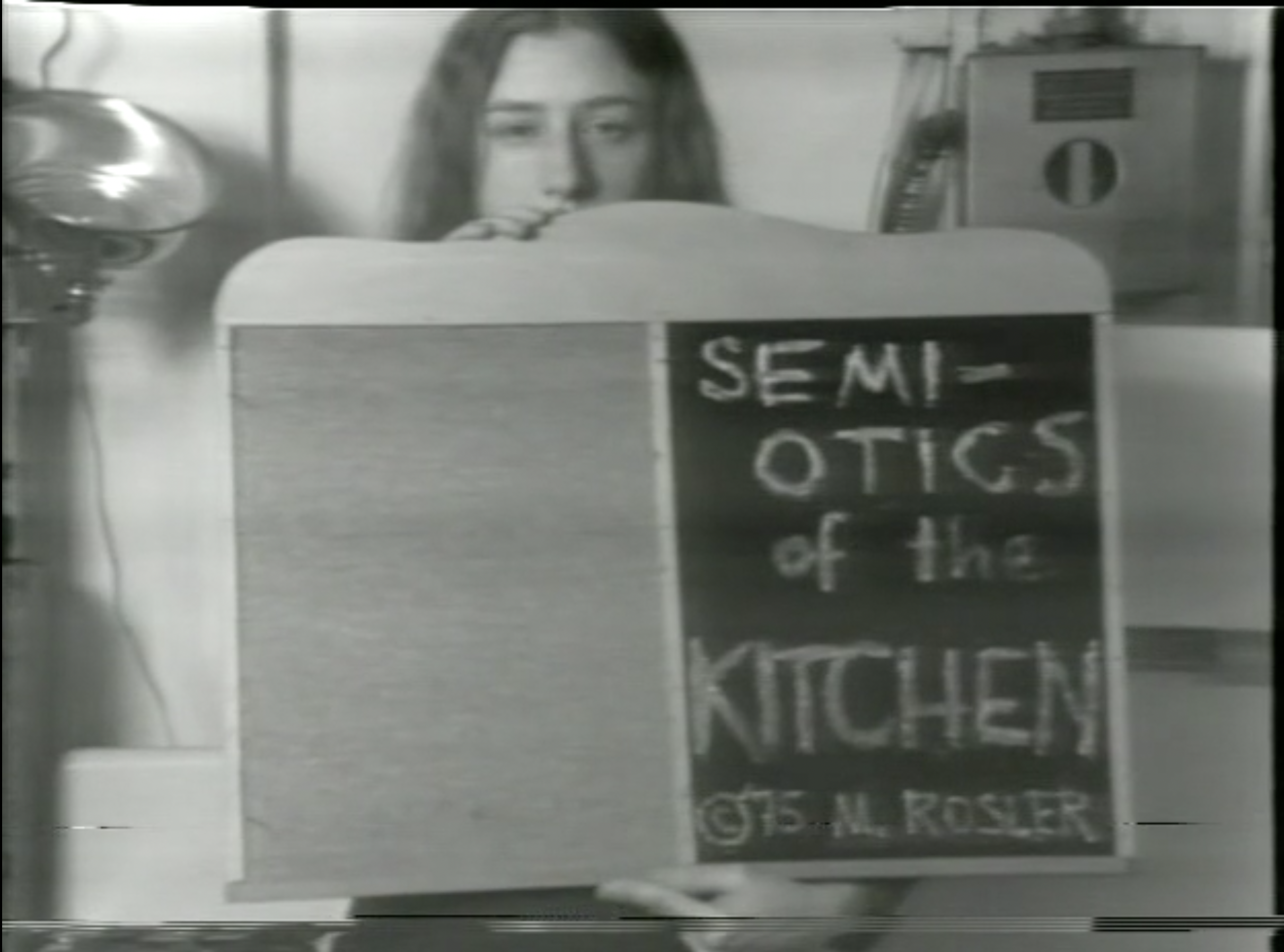 Martha Rosler, <em>Semiotics of the Kitchen</em>