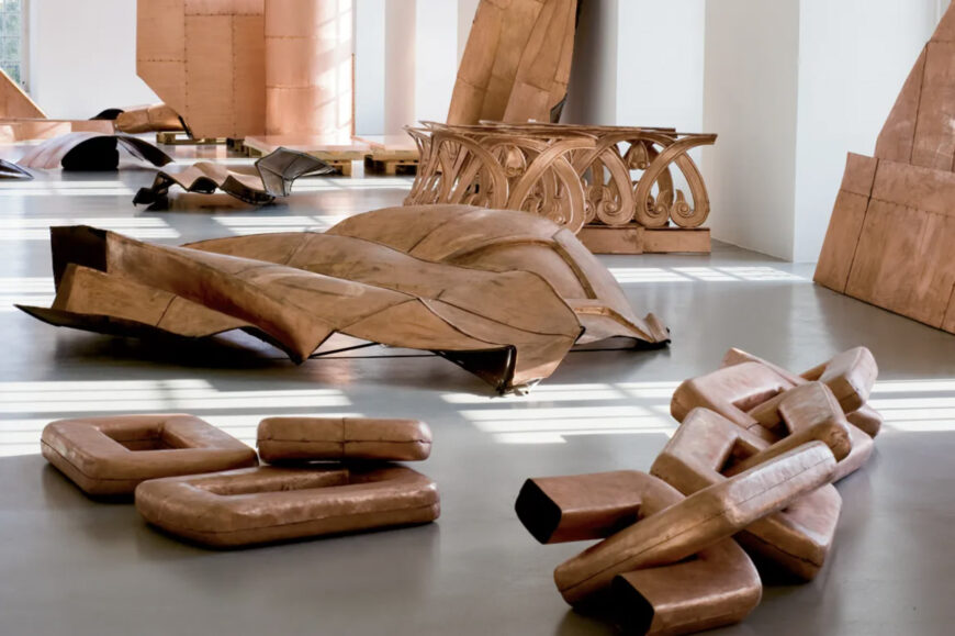 Danh Vo, We the People, 2011–14, copper (photo: courtesy Galerie Chantal Crousel, Paris) © Danh Vo