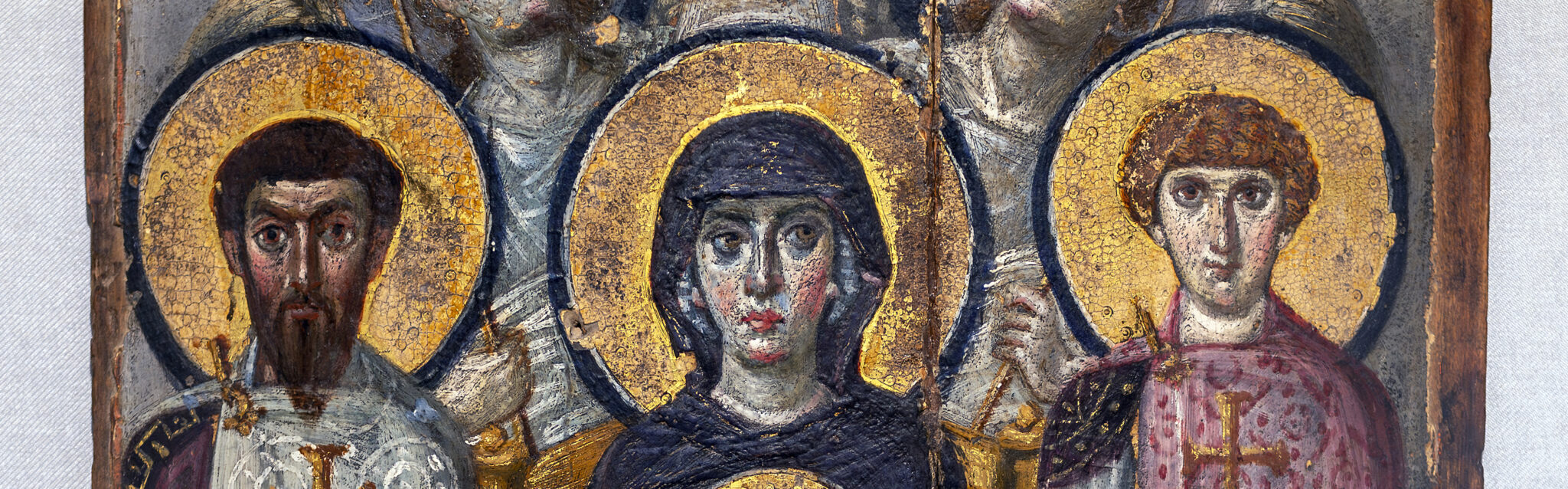 Smarthistory – Icon with Virgin (Theotokos) and Child between Saints ...