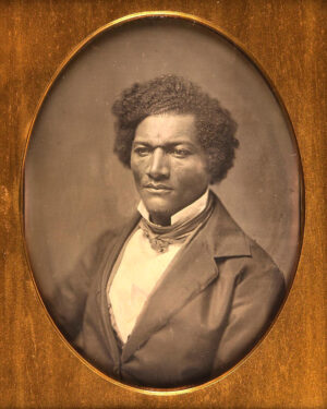 Southworth & Hawes, Frederick Douglass, c. 1845, whole-plate daguerreotype (Onondaga Historical Association Museum, Syracuse)