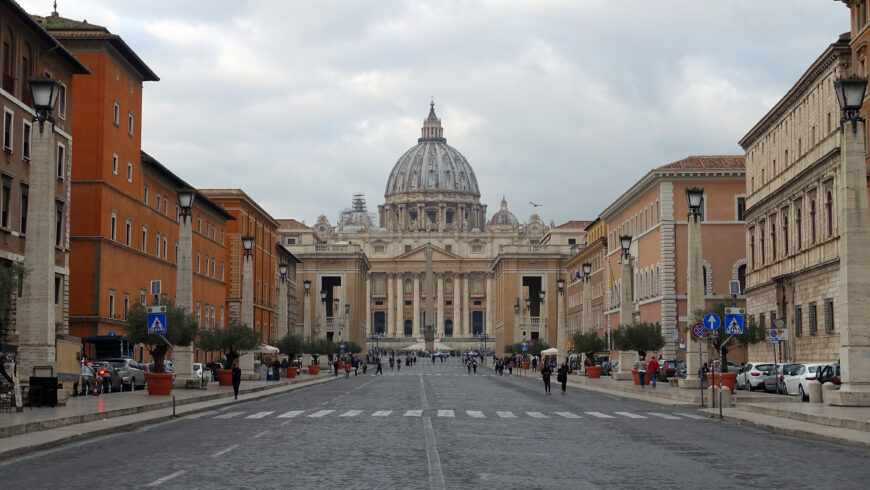 Numerous architects, Saint Peter's Basilica, Vatican City, begun 1506, completed 1626 (photo: Steven Zucker, CC BY-NC-SA 2.0)