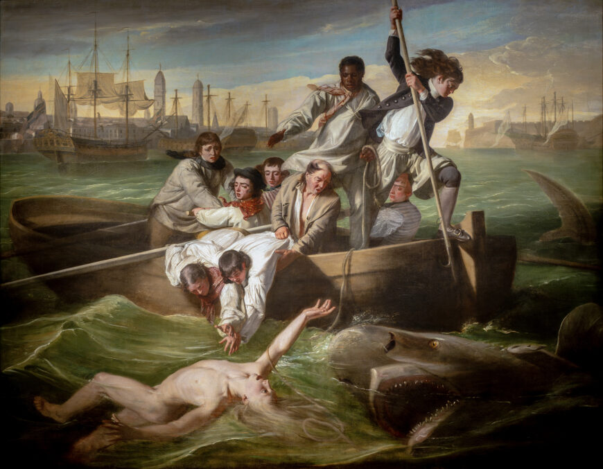 John Singleton Copley, Watson and the Shark, 1778, oil on canvas, 182.1 x 229.7 cm (National Gallery of Art, Washington, D.C.; photo: Steven Zucker, CC BY-NC-SA 2.0)
