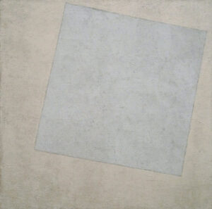 Kazimir Malevich "viewed the Russian Revolution as having paved the way for a new society in which materialism would eventually lead to spiritual freedom." (The Museum of Modern Art, New York) Kazimir Malevich, Suprematist Composition: White on White, 1918, oil on canvas, 79.4 x 79.4 cm (The Museum of Modern Art, New York; photo: Steven Zucker, CC BY-NC-SA 2.0)