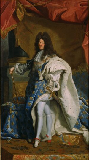 Hyacinthe Rigaud, Louis XIV, 1701, oil on canvas, 289.6 x 159.1 cm (J. Paul Getty Museum, Los Angeles)