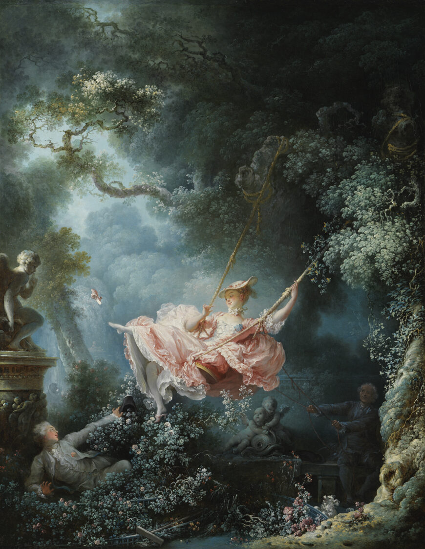 Jean-Honoré Fragonard, The Swing, 1767, oil on canvas, 81 x 64.2 cm (Wallace Collection, London)