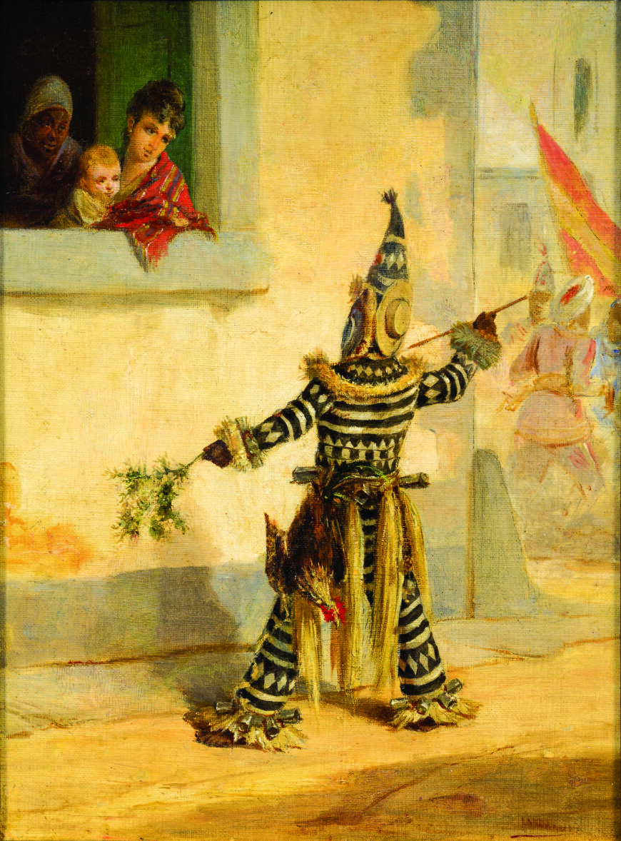 Víctor Patricio Landaluze, Diablito, 19th century, oil on canvas, 35 x 27 cm (Museo Nacional de Bellas Artes de Cuba, Havana)