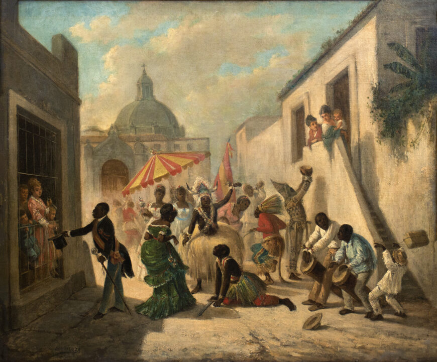 Víctor Patricio Landaluze, Three Kings Day in Havana, 19th century, oil on canvas, 51 x 61 cm (Museo Nacional de Bellas Artes de Cuba, Havana)