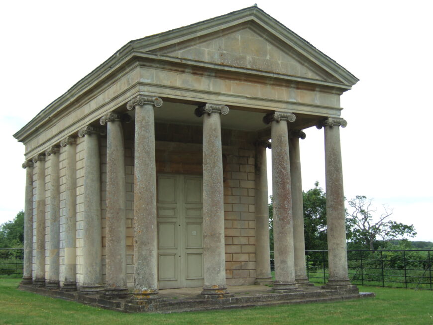The Temple of Harmony, 1767, Halswell House, Somerset, England 