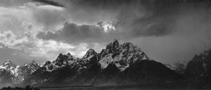 Ansel Adams, The Tetons – Snake River, Grand Teton National Park, Wyoming, 1942 (National Archives)