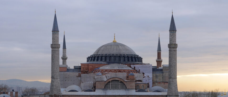 Isidore of Miletus and Anthemius of Tralles, Hagia Sophia, 532-37 (Istanbul, Turkey; photo: Steven Zucker, CC BY-NC-SA 2.0)