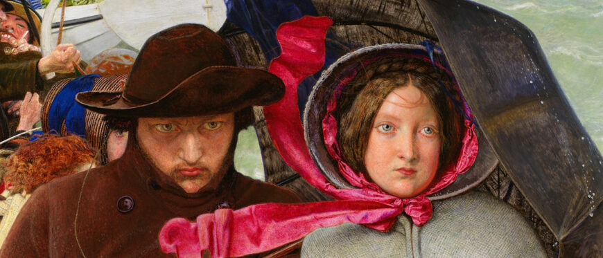 Ford Madox Brown, The Last of England, 1855, oil on panel, 82.5 x 75 cm (Birmingham Museums Trust)